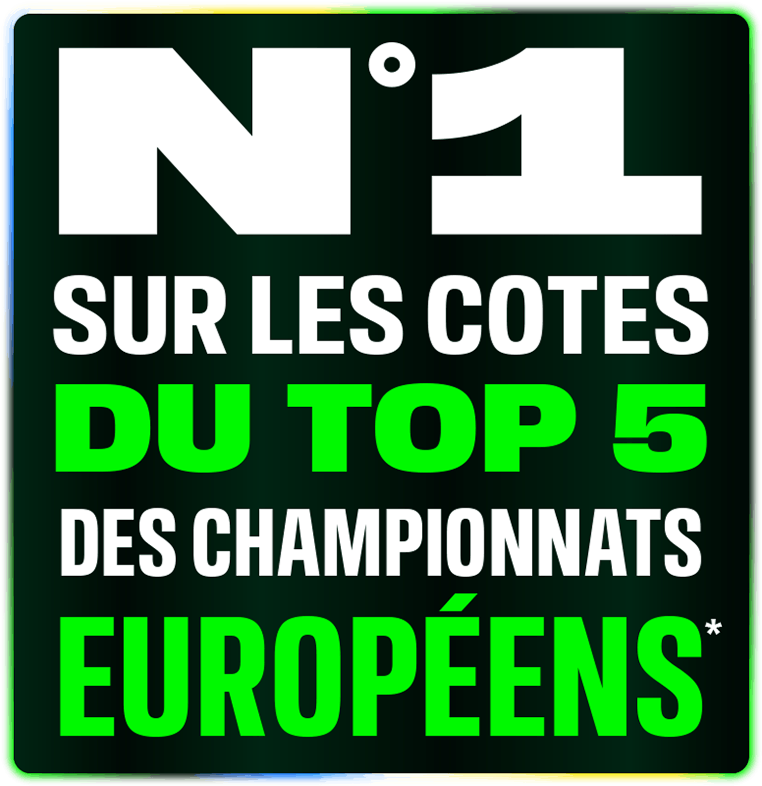 Numero 1 sur les cotes Top 5