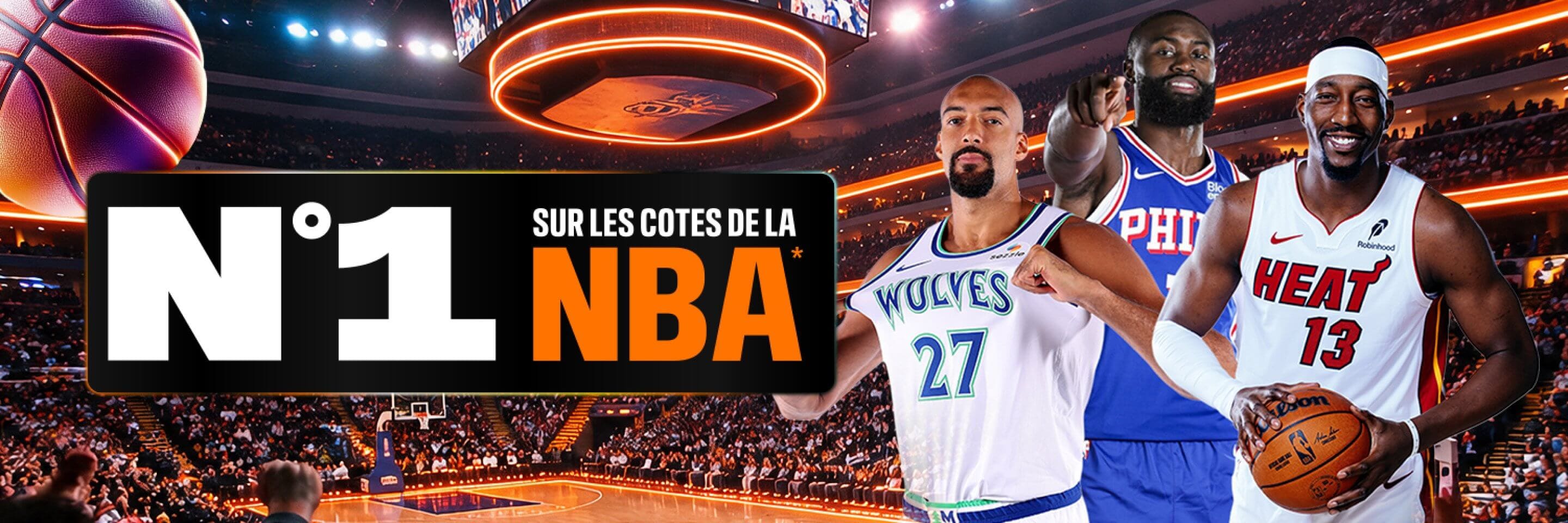 N&deg;1 sur les cotes de la NBA*